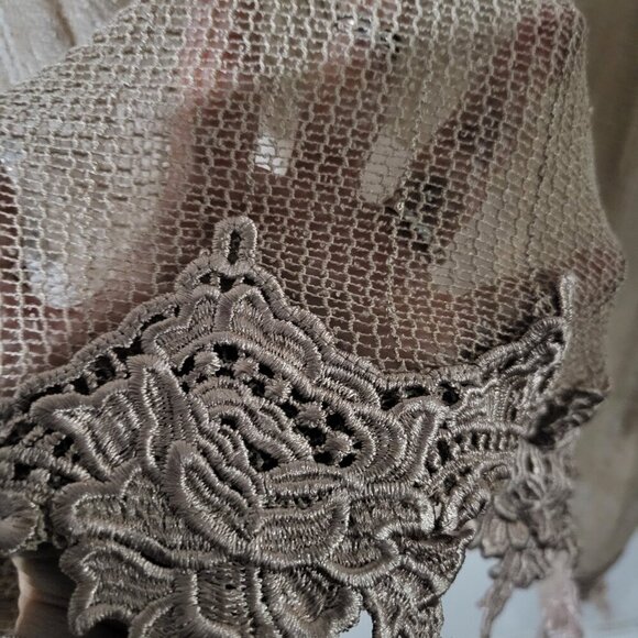 Simply Noelle Boho Sheer Sleeveless Mesh Tunic/Top Sz XXL - Picture 3 of 6